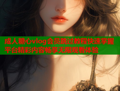 成人糖心vlog会员跳过教程快速掌握平台精彩内容畅享无限观看体验
