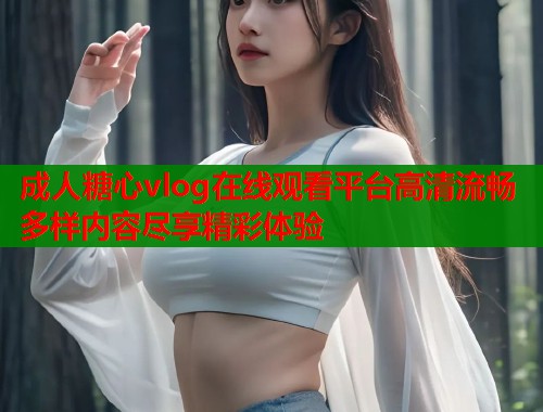 成人糖心vlog在线观看平台高清流畅多样内容尽享精彩体验