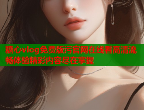糖心vlog免费版污官网在线看高清流畅体验精彩内容尽在掌握