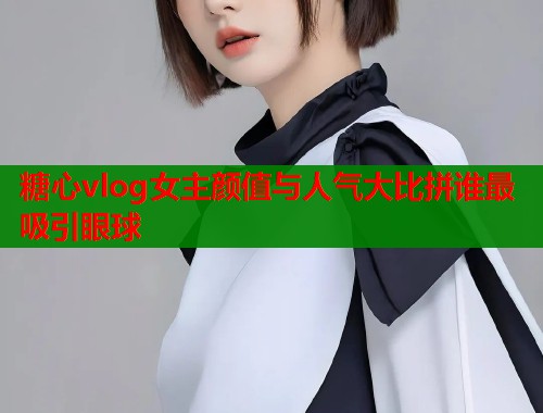 糖心vlog女主颜值与人气大比拼谁最吸引眼球