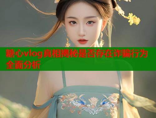 糖心vlog真相揭秘是否存在诈骗行为全面分析