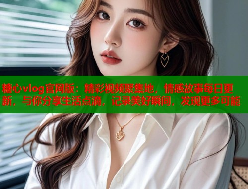 糖心vlog官网版：精彩视频聚集地，情感故事每日更新，与你分享生活点滴，记录美好瞬间，发现更多可能