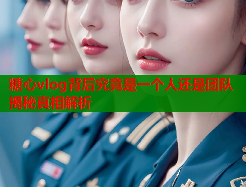 糖心vlog背后究竟是一个人还是团队揭秘真相解析